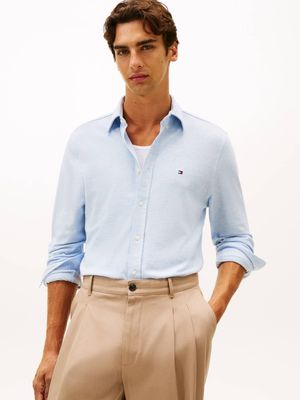 Koszula męska na wiosnę Tommy Hilfiger ze sklepu: Gomez Fashion Store w kategorii: Koszule męskie - zdjęcie 874714-BD9-10338_TH261M000002Z66