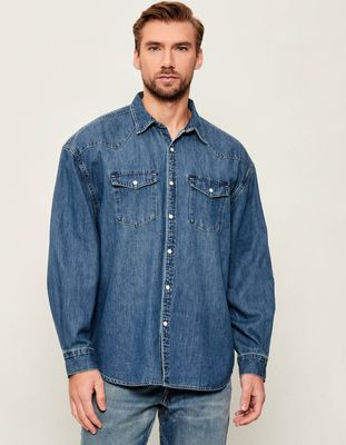 AllSaints - Koszula męska casual ze sklepu: Gomez Fashion Store w kategorii: Koszule męskie - zdjęcie 874714-BD9-10338_AA255M000013006