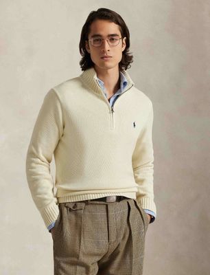 Sweter męski w stylu klasycznym Polo Ralph Lauren ze sklepu: Gomez Fashion Store w kategorii: Swetry męskie - zdjęcie 874714-BD9-10338_PR261M000015RM2