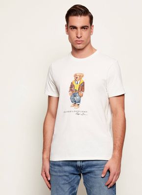 T-shirt męski elegancki Polo Ralph Lauren ze sklepu: Gomez Fashion Store w kategorii: T-shirty męskie - zdjęcie 874714-BD9-10338_PR261M000058RP4