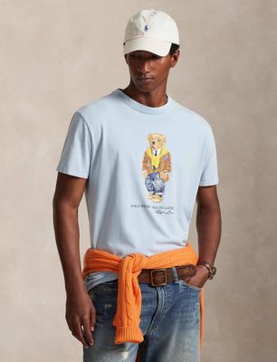 T-shirt męski elegancki Polo Ralph Lauren ze sklepu: Gomez Fashion Store w kategorii: T-shirty męskie - zdjęcie 874714-BD9-10338_PR261M000059RP5