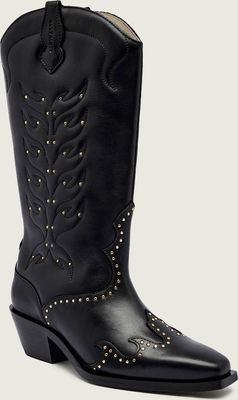 Kozaki damskie wiosenne AllSaints ze sklepu: Gomez Fashion Store w kategorii: Kozaki damskie - zdjęcie 874714-BD9-10338_AA255W000008001