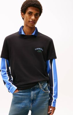 Tommy Jeans - T-shirt męski na lato ze sklepu: Gomez Fashion Store w kategorii: T-shirty męskie - zdjęcie 874714-BD9-10338_TM261M000045D44