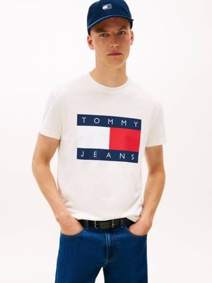 T-shirt męski na lato Tommy Jeans ze sklepu: Gomez Fashion Store w kategorii: T-shirty męskie - zdjęcie 874714-BD9-10338_TM261M000048A13