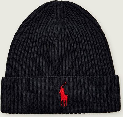 Polo Ralph Lauren - Czapka zimowa męska ze sklepu: Gomez Fashion Store w kategorii: Czapki zimowe męskie - zdjęcie 874714-BD9-10338_PR255M000240E87