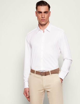 Koszula męska wiosenna BOSS BLACK ze sklepu: Gomez Fashion Store w kategorii: Koszule męskie - zdjęcie 874714-BD9-10338_BB261M000183100