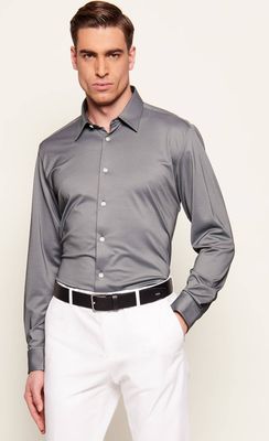 Koszula męska na wiosnę BOSS BLACK ze sklepu: Gomez Fashion Store w kategorii: Koszule męskie - zdjęcie 874714-BD9-10338_BB261M000183348