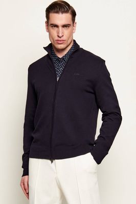 Sweter męski elegancki BOSS BLACK ze sklepu: Gomez Fashion Store w kategorii: Swetry męskie - zdjęcie 874714-BD9-10338_BB261M000234404