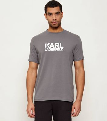 T-shirt męski młodzieżowy Karl Lagerfeld ze sklepu: Gomez Fashion Store w kategorii: T-shirty męskie - zdjęcie 874714-BD9-10338_KL261M000041330