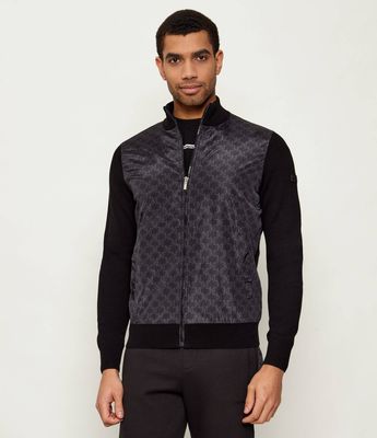 Sweter męski na wiosnę Karl Lagerfeld ze sklepu: Gomez Fashion Store w kategorii: Swetry męskie - zdjęcie 874714-BD9-10338_KL261M000085990