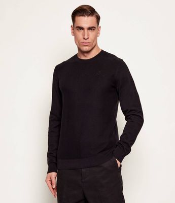 Sweter męski jesienny Karl Lagerfeld ze sklepu: Gomez Fashion Store w kategorii: Swetry męskie - zdjęcie 874714-BD9-10338_KL261M000089990