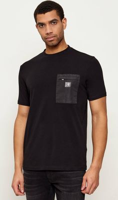 T-shirt męski letni Karl Lagerfeld ze sklepu: Gomez Fashion Store w kategorii: T-shirty męskie - zdjęcie 874714-BD9-10338_KL261M000093990