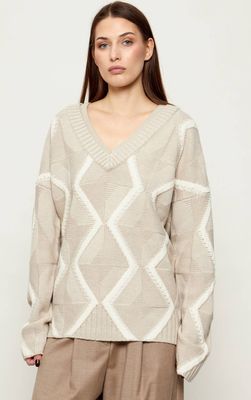 BOSS BLACK - Sweter damski ze sklepu: Gomez Fashion Store w kategorii: Swetry damskie - zdjęcie 874714-BD9-10338_BB261W000073978