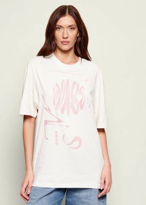 Bluzka damska w stylu młodzieżowym Hugo Blue ze sklepu: Gomez Fashion Store w kategorii: Bluzki damskie - zdjęcie 874714-BD9-10338_BJ261W000014110