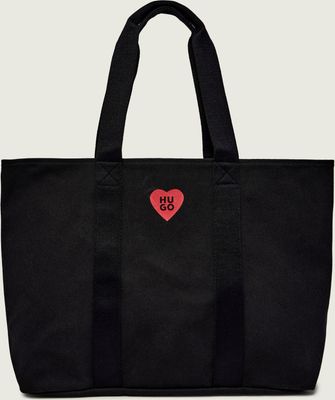 Shopper bag na wiosnę casual HUGO ze sklepu: Gomez Fashion Store w kategorii: Torby Shopper bag - zdjęcie 874714-BD9-10338_BU261W000038001