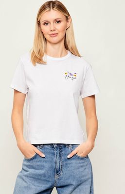 Bluzka damska na wiosnę HUGO ze sklepu: Gomez Fashion Store w kategorii: Bluzki damskie - zdjęcie 874714-BD9-10338_BU261W000092100