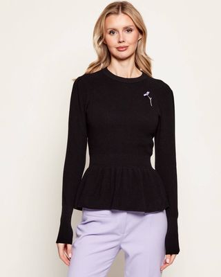 Sweter damski zimowy HUGO ze sklepu: Gomez Fashion Store w kategorii: Swetry damskie - zdjęcie 874714-BD9-10338_BU261W000098001