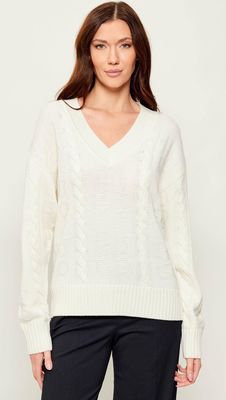 Sweter damski na zimę HUGO ze sklepu: Gomez Fashion Store w kategorii: Swetry damskie - zdjęcie 874714-BD9-10338_BU261W000099115