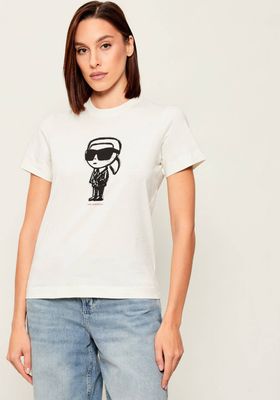 Bluzka damska młodzieżowa Karl Lagerfeld ze sklepu: Gomez Fashion Store w kategorii: Bluzki damskie - zdjęcie 874714-BD9-10338_KL255W000077505