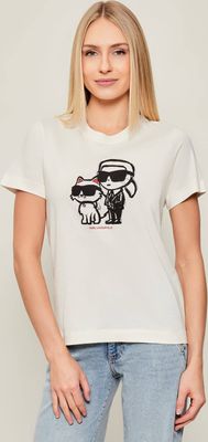 Bluzka damska na wiosnę Karl Lagerfeld ze sklepu: Gomez Fashion Store w kategorii: Bluzki damskie - zdjęcie 874714-BD9-10338_KL255W000079505