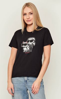 Bluzka damska na wiosnę Karl Lagerfeld ze sklepu: Gomez Fashion Store w kategorii: Bluzki damskie - zdjęcie 874714-BD9-10338_KL255W000079087