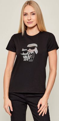 Karl Lagerfeld - Bluzka damska na wiosnę ze sklepu: Gomez Fashion Store w kategorii: Bluzki damskie - zdjęcie 874714-BD9-10338_KL255W000081087