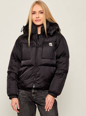 Kurtka damska jesienna casual Karl Lagerfeld ze sklepu: Gomez Fashion Store w kategorii: Kurtki damskie - zdjęcie 874714-BD9-10338_KL255W000085087