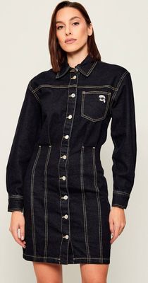Sukienka na jesień Karl Lagerfeld ze sklepu: Gomez Fashion Store w kategorii: Sukienki - zdjęcie 874714-BD9-10338_KL255W000091506
