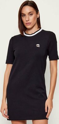 Sukienka elegancka Karl Lagerfeld ze sklepu: Gomez Fashion Store w kategorii: Sukienki - zdjęcie 874714-BD9-10338_KL255W000092087