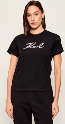 Karl Lagerfeld - Bluzka damska elegancka ze sklepu: Gomez Fashion Store w kategorii: Bluzki damskie - zdjęcie 874714-BD9-10338_KL255W000094087