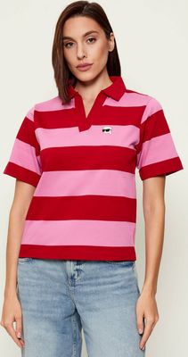 Bluzka damska elegancka Karl Lagerfeld ze sklepu: Gomez Fashion Store w kategorii: Bluzki damskie - zdjęcie 874714-BD9-10338_KL255W000098511