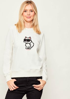 Bluza damska elegancka Karl Lagerfeld ze sklepu: Gomez Fashion Store w kategorii: Bluzy damskie - zdjęcie 874714-BD9-10338_KL255W000102505