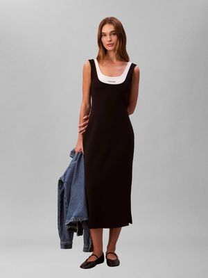 Sukienka casual Calvin Klein Jeans ze sklepu: Gomez Fashion Store w kategorii: Sukienki - zdjęcie 874714-BD9-10338_CJ261W000007C64