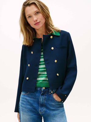 Marynarka Tommy Hilfiger ze sklepu: Gomez Fashion Store w kategorii: Marynarki damskie - zdjęcie 874714-BD9-10338_TH261W000082F71