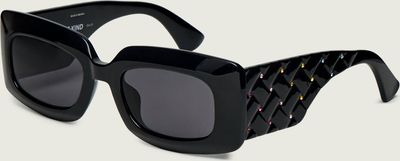 Okulary przeciwsłoneczne damskie na lato Kurt Geiger ze sklepu: Gomez Fashion Store w kategorii: Okulary przeciwsłoneczne damskie - zdjęcie 874714-BD9-10338_KG261W000176001