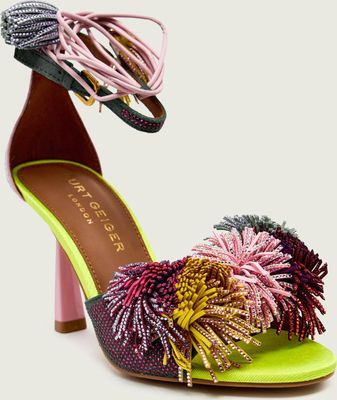 Kurt Geiger - Sandały damskie na lato ze sklepu: Gomez Fashion Store w kategorii: Sandały damskie - zdjęcie 874714-BD9-10338_KG261W000244026