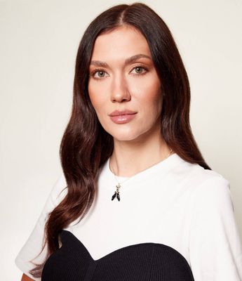Patrizia Pepe - Naszyjnik elegancki ze sklepu: Gomez Fashion Store w kategorii: Naszyjniki - zdjęcie 874714-BD9-10338_PK261W000079681
