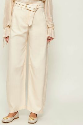 Spodnie damskie Pinko ze sklepu: Gomez Fashion Store w kategorii: Spodnie damskie - zdjęcie 874714-BD9-10338_PI261W000094326