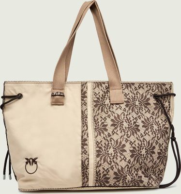 Shopper bag na wiosnę sportowa Pinko ze sklepu: Gomez Fashion Store w kategorii: Torby Shopper bag - zdjęcie 874714-BD9-10338_PI261W000171B17