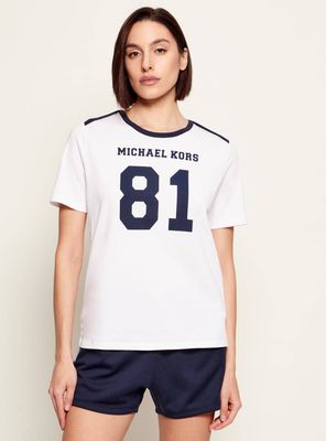 Bluzka damska elegancka Michael Kors ze sklepu: Gomez Fashion Store w kategorii: Bluzki damskie - zdjęcie 874714-BD9-10338_MK261W000024409