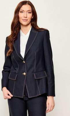 Marc Cain - Marynarka elegancki ze sklepu: Gomez Fashion Store w kategorii: Marynarki damskie - zdjęcie 874714-BD9-10338_CR261W000001394