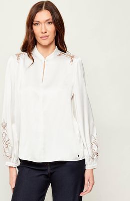 Bluzka damska na wiosnę Marc Cain ze sklepu: Gomez Fashion Store w kategorii: Bluzki damskie - zdjęcie 874714-BD9-10338_CR261W000003110