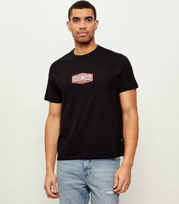 T-shirt męski casualowy Guess Jeans ze sklepu: Gomez Fashion Store w kategorii: T-shirty męskie - zdjęcie 874714-BD9-10338_GE261M000011058