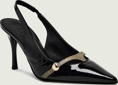 Czółenka eleganckie Furla ze sklepu: Gomez Fashion Store w kategorii: Czółenka - zdjęcie 874714-BD9-10338_FU261W000030288