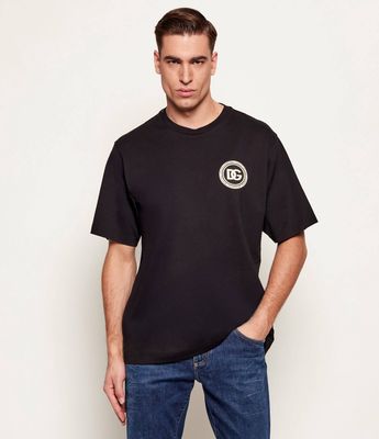 T-shirt męski na lato Dolce & Gabbana ze sklepu: Gomez Fashion Store w kategorii: T-shirty męskie - zdjęcie 874714-BD9-10338_DG261M000002070