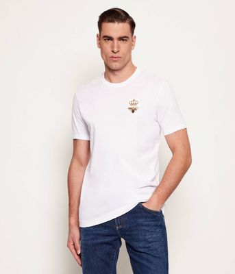 T-shirt męski letni Dolce & Gabbana ze sklepu: Gomez Fashion Store w kategorii: T-shirty męskie - zdjęcie 874714-BD9-10338_DG261M000048068