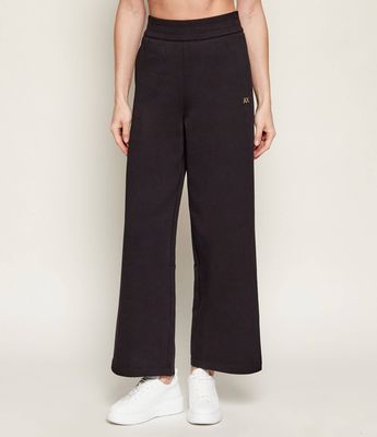 Spodnie damskie eleganckie Armani Exchange ze sklepu: Gomez Fashion Store w kategorii: Spodnie damskie - zdjęcie 874714-BD9-10338_AX262W000012H50