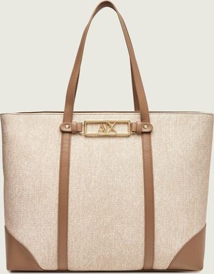 Shopper bag na wiosnę Armani Exchange ze sklepu: Gomez Fashion Store w kategorii: Torby Shopper bag - zdjęcie 874714-BD9-10338_AX262W000035J83