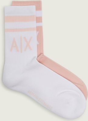 Skarpetki damskie na wiosnę Armani Exchange ze sklepu: Gomez Fashion Store w kategorii: Skarpetki damskie - zdjęcie 874714-BD9-10338_AX262W000105J96