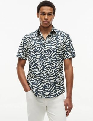 Tommy Hilfiger - Koszula męska na lato ze sklepu: Gomez Fashion Store w kategorii: Koszule męskie - zdjęcie 874714-BD9-10338_TH262M000054E60